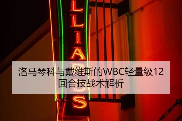 洛马琴科与戴维斯的WBC轻量级12回合技战术解析